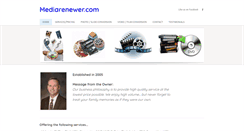 Desktop Screenshot of mediarenewer.com